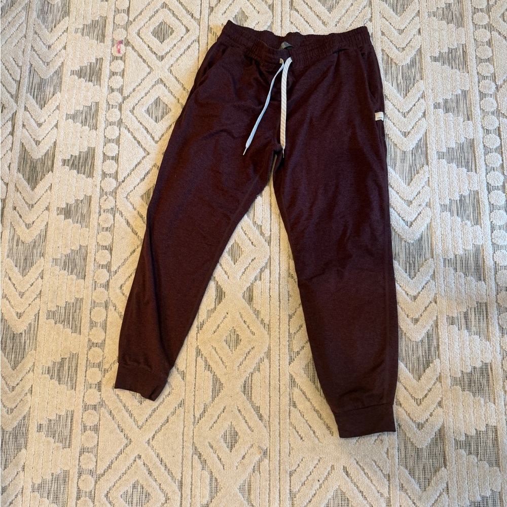 SOLD! Vuori Burgundy Joggers
